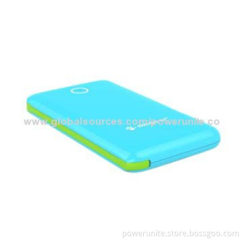 New Built-in Cable Ultra-thin Power Bank, 6,600mAh for Smartphone/iPhone